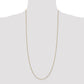 . Diamond-cut Cable with Lobster Clasp Chain - WBC