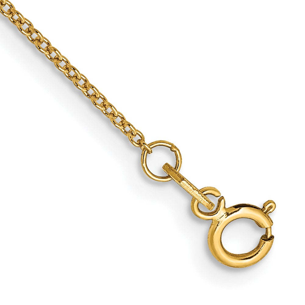 . Cable with Spring Ring Clasp Anklet - WBC