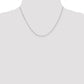 . Diamond-cut Cable with Lobster Clasp Chain - WBC