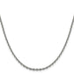 Diamond-cut Cable with Lobster Clasp Chain - WBC