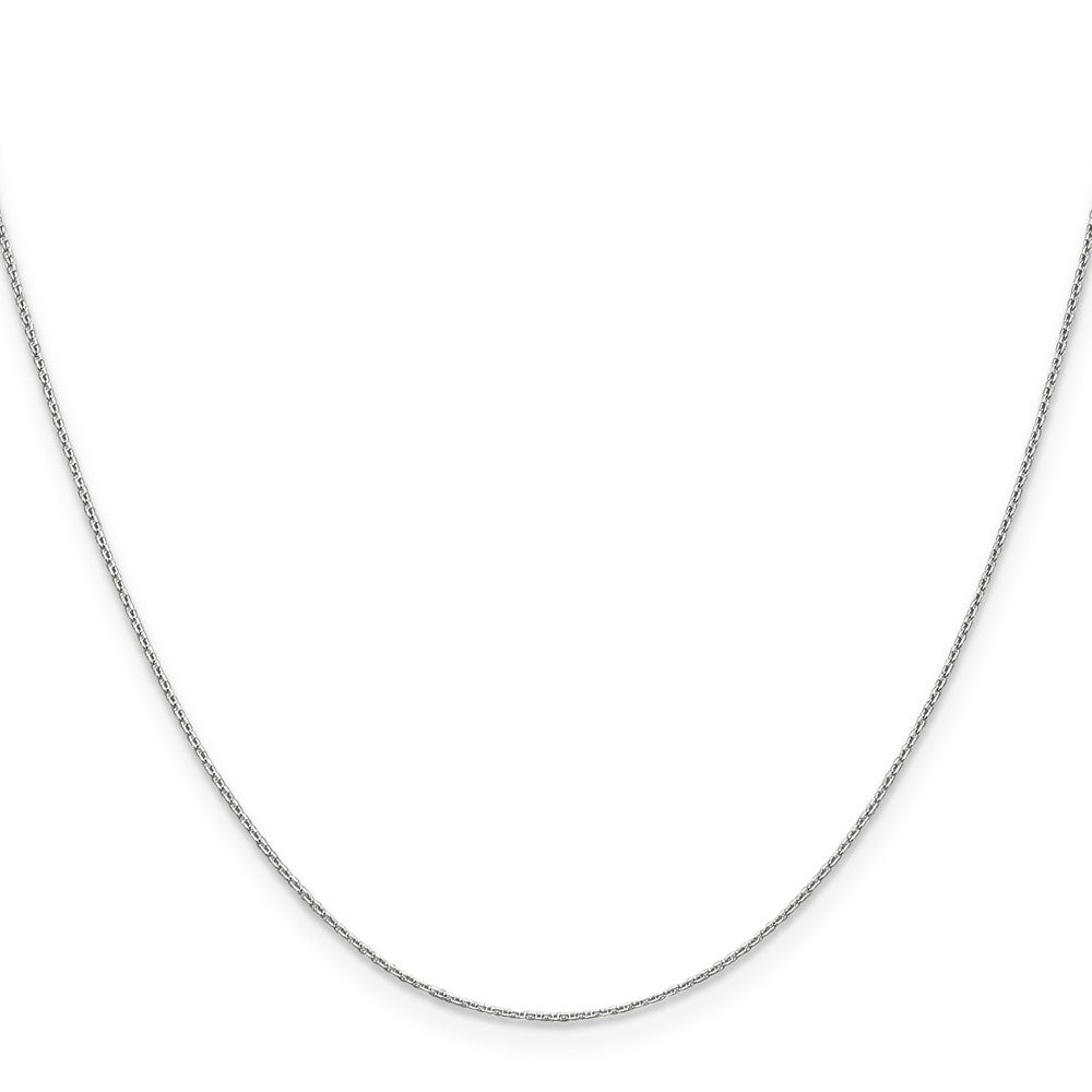 . Diamond-cut Round Open Link Cable with Lobster Clasp Chain - WBC