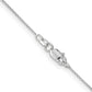 . Diamond-cut Round Open Link Cable with Lobster Clasp Chain - WBC