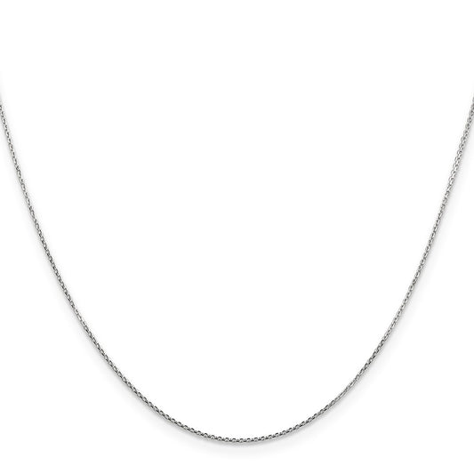 . Diamond-cut Round Open Link Cable with Lobster Clasp Chain - WBC