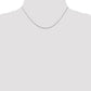 . Diamond-cut Round Open Link Cable with Lobster Clasp Chain - WBC