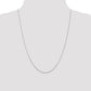 . Diamond-cut Round Open Link Cable with Lobster Clasp Chain - WBC