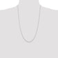 . Diamond-cut Round Open Link Cable with Lobster Clasp Chain - WBC
