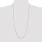 . Diamond-cut Round Open Link Cable with Lobster Clasp Chain - WBC