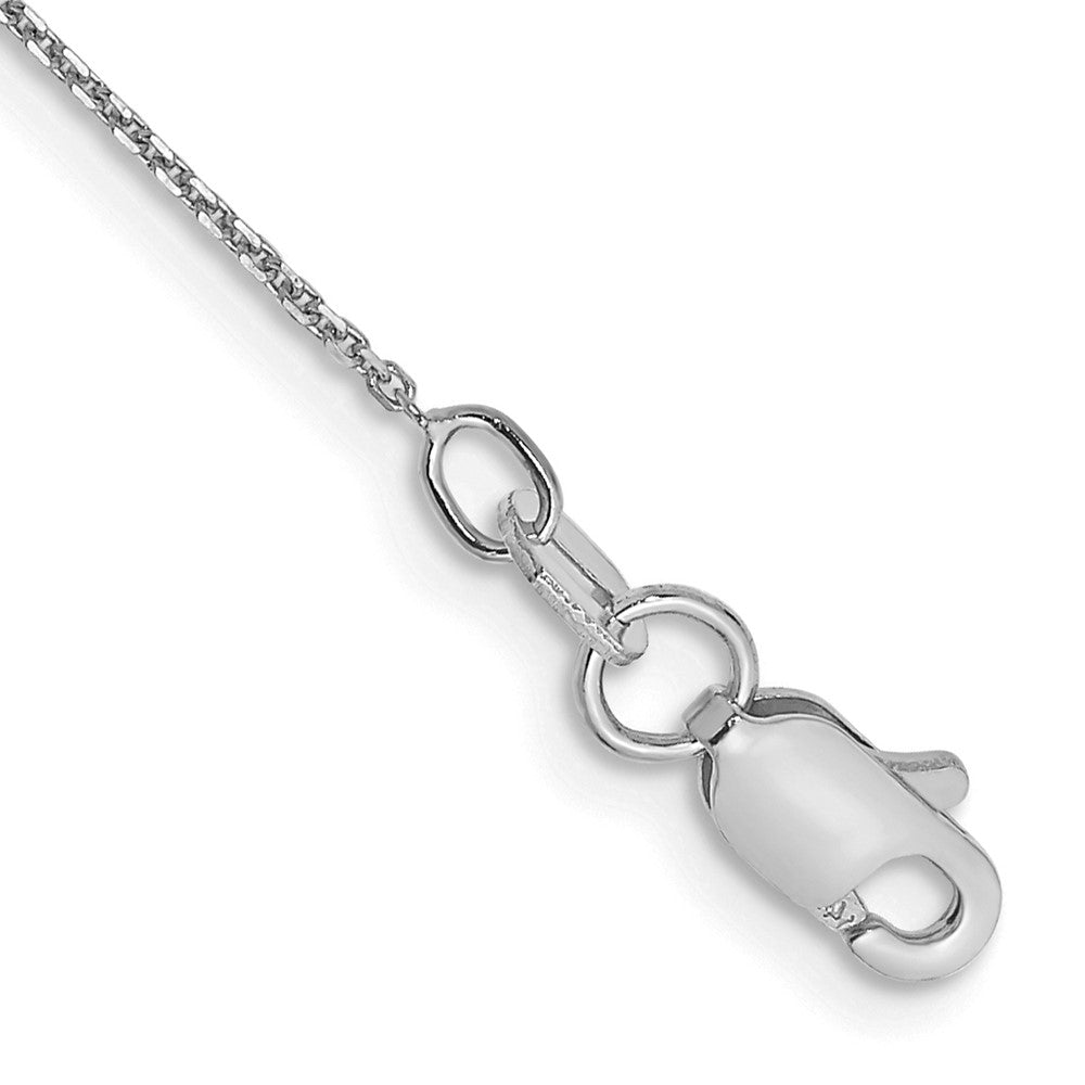 . Diamond-cut Round Open Link Cable with Lobster Clasp Anklet - WBC