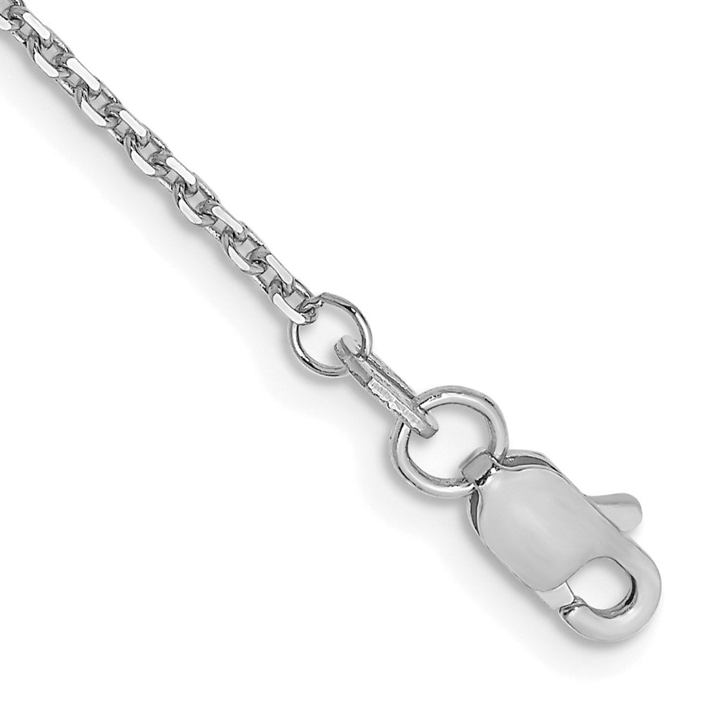 Diamond-cut Round Open Link Cable with Lobster Clasp Anklet - WBC