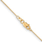 . Diamond-cut Round Open Link Cable with Lobster Clasp Chain - WBC