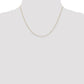 . Diamond-cut Round Open Link Cable with Lobster Clasp Chain - WBC