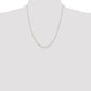 . Diamond-cut Round Open Link Cable with Lobster Clasp Chain - WBC