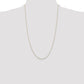 . Diamond-cut Round Open Link Cable with Lobster Clasp Chain - WBC