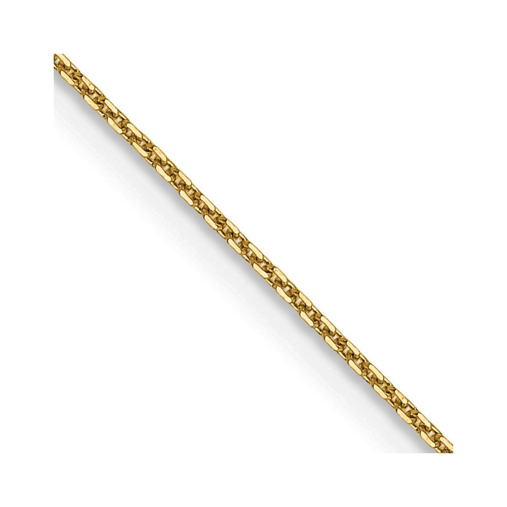. Diamond-cut Round Open Link Cable with Lobster Clasp Chain - WBC
