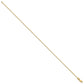 Diamond-cut Round Open Link Cable with Lobster Clasp Anklet - WBC