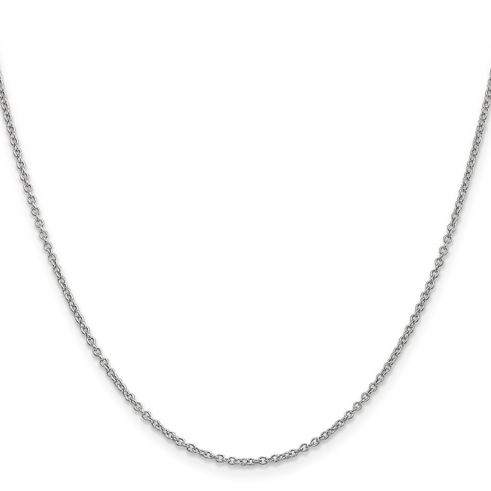Round Open Wide Link Cable with Lobster Clasp Chain - WBC