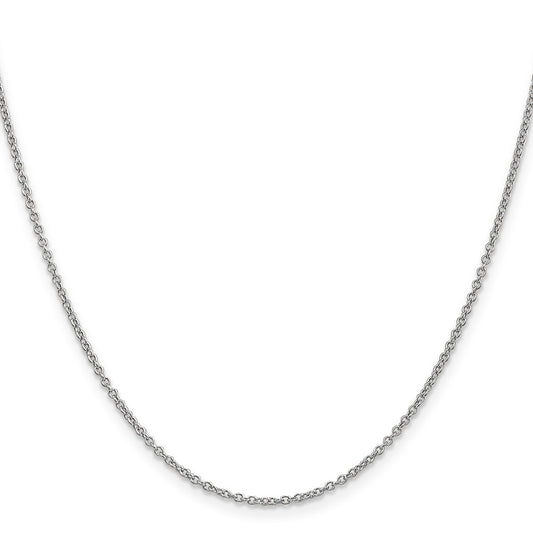 Round Open Wide Link Cable with Lobster Clasp Chain - WBC