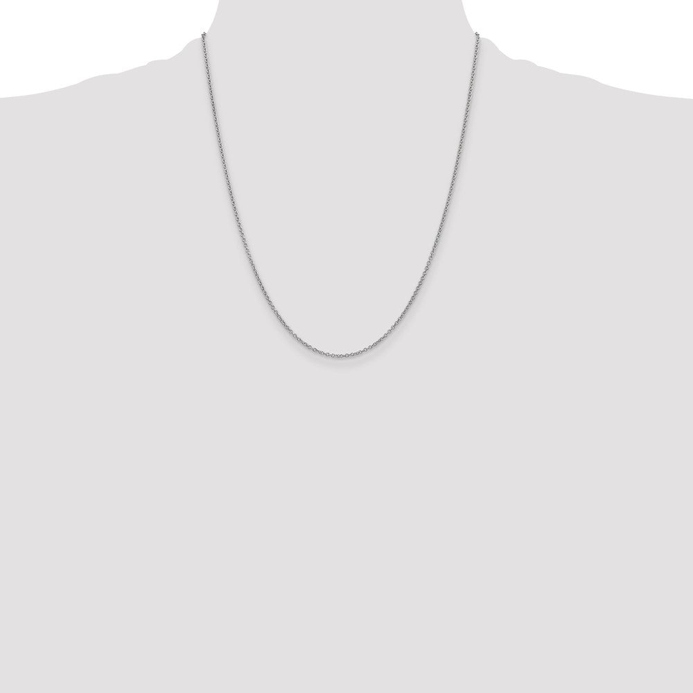 Round Open Wide Link Cable with Lobster Clasp Chain - WBC