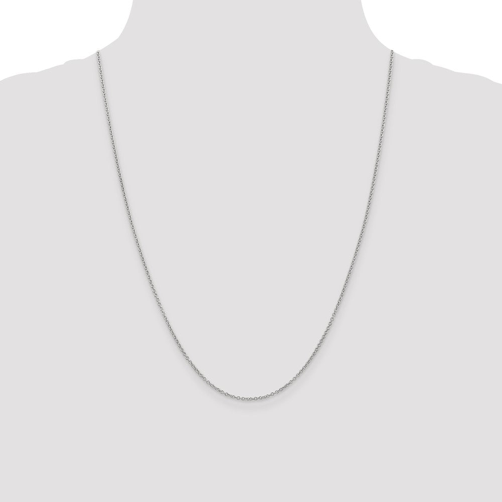 Round Open Wide Link Cable with Lobster Clasp Chain - WBC
