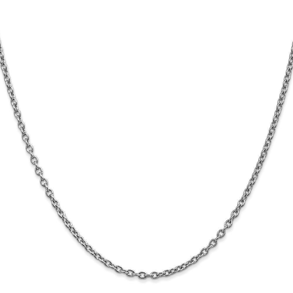 Round Open Link Cable with Lobster Clasp Chain - WBC
