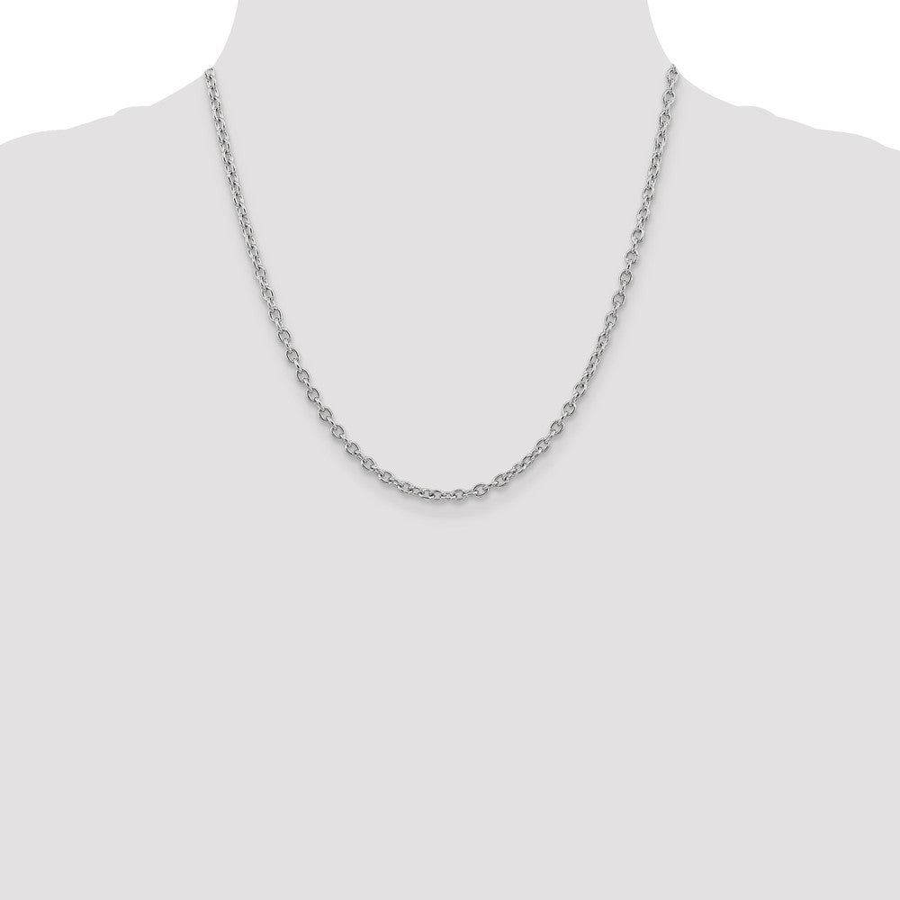 Round Open Link Cable with Lobster Clasp Chain - WBC