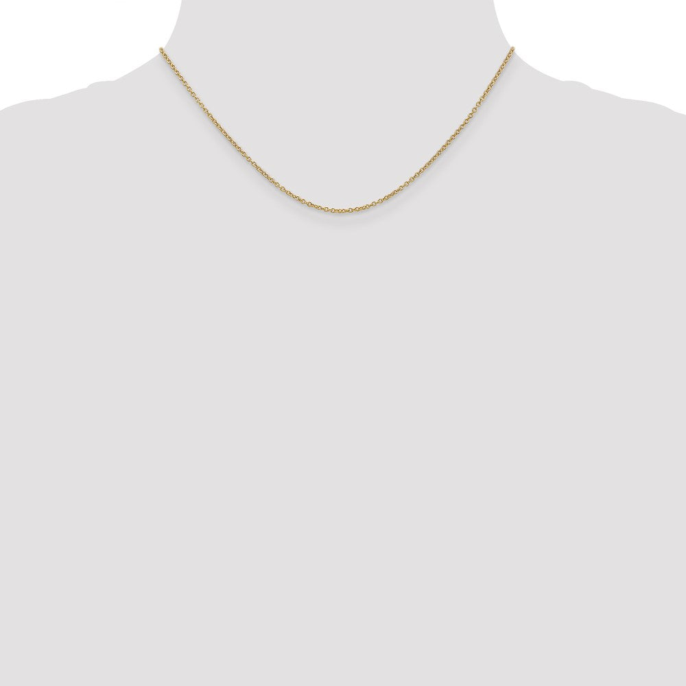 Round Open Wide Link Cable with Lobster Clasp Chain - WBC