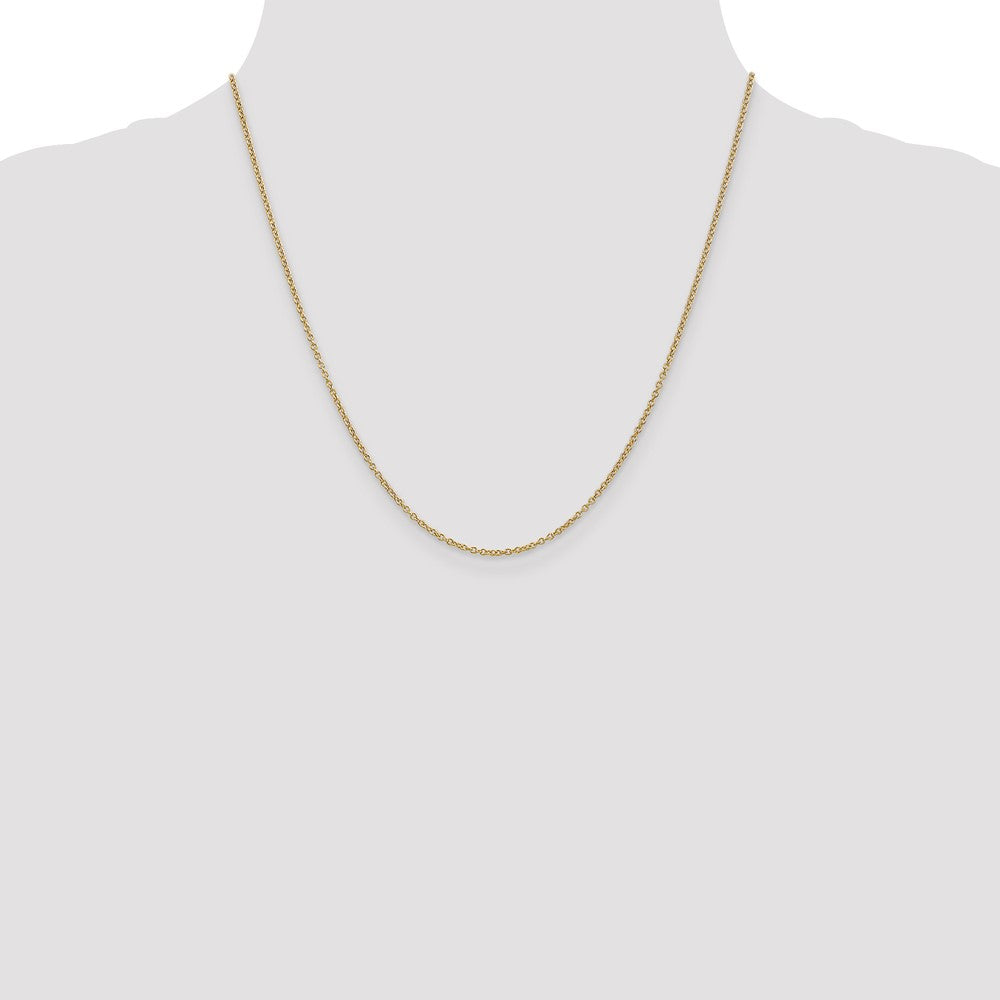 Round Open Wide Link Cable with Lobster Clasp Chain - WBC
