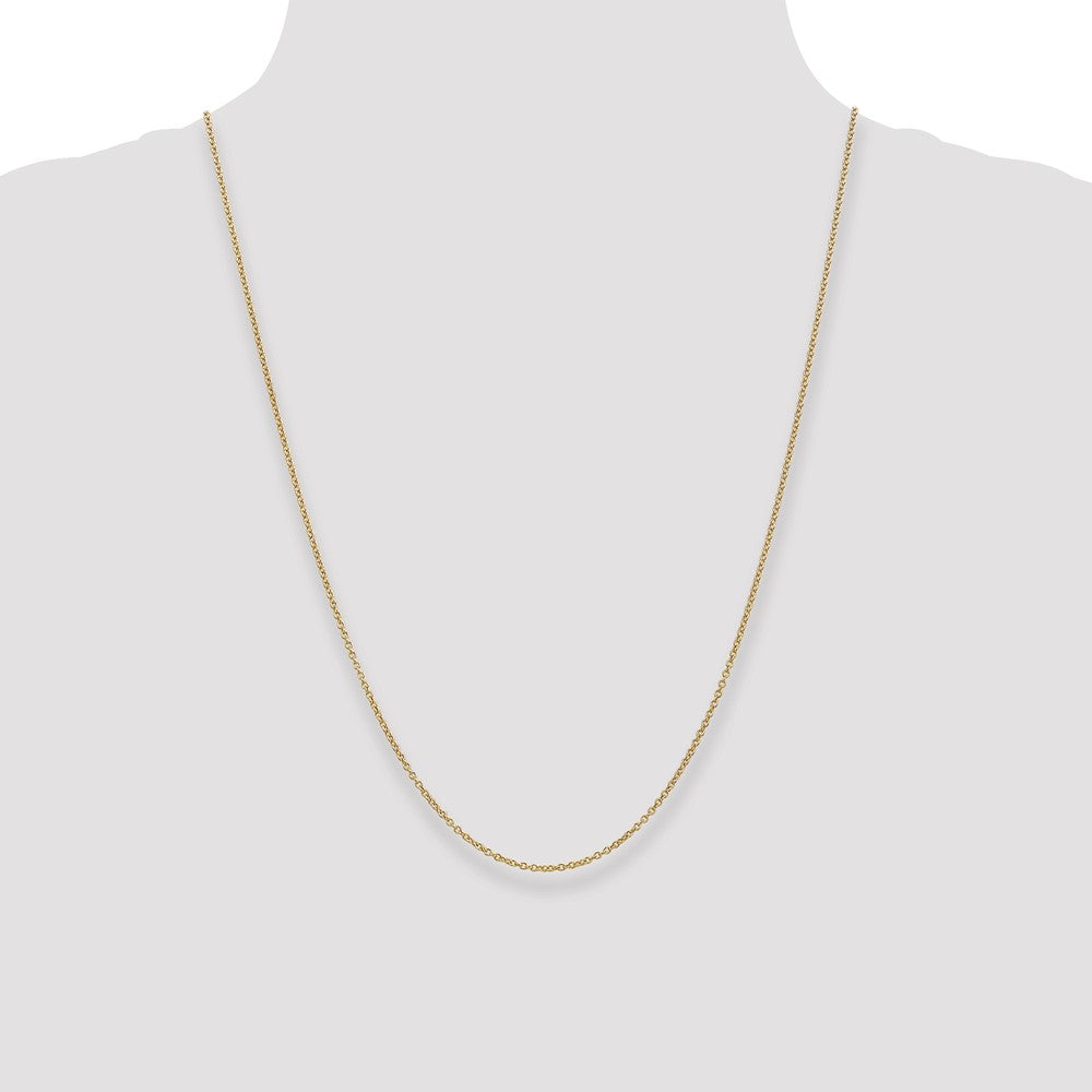 Round Open Wide Link Cable with Lobster Clasp Chain - WBC