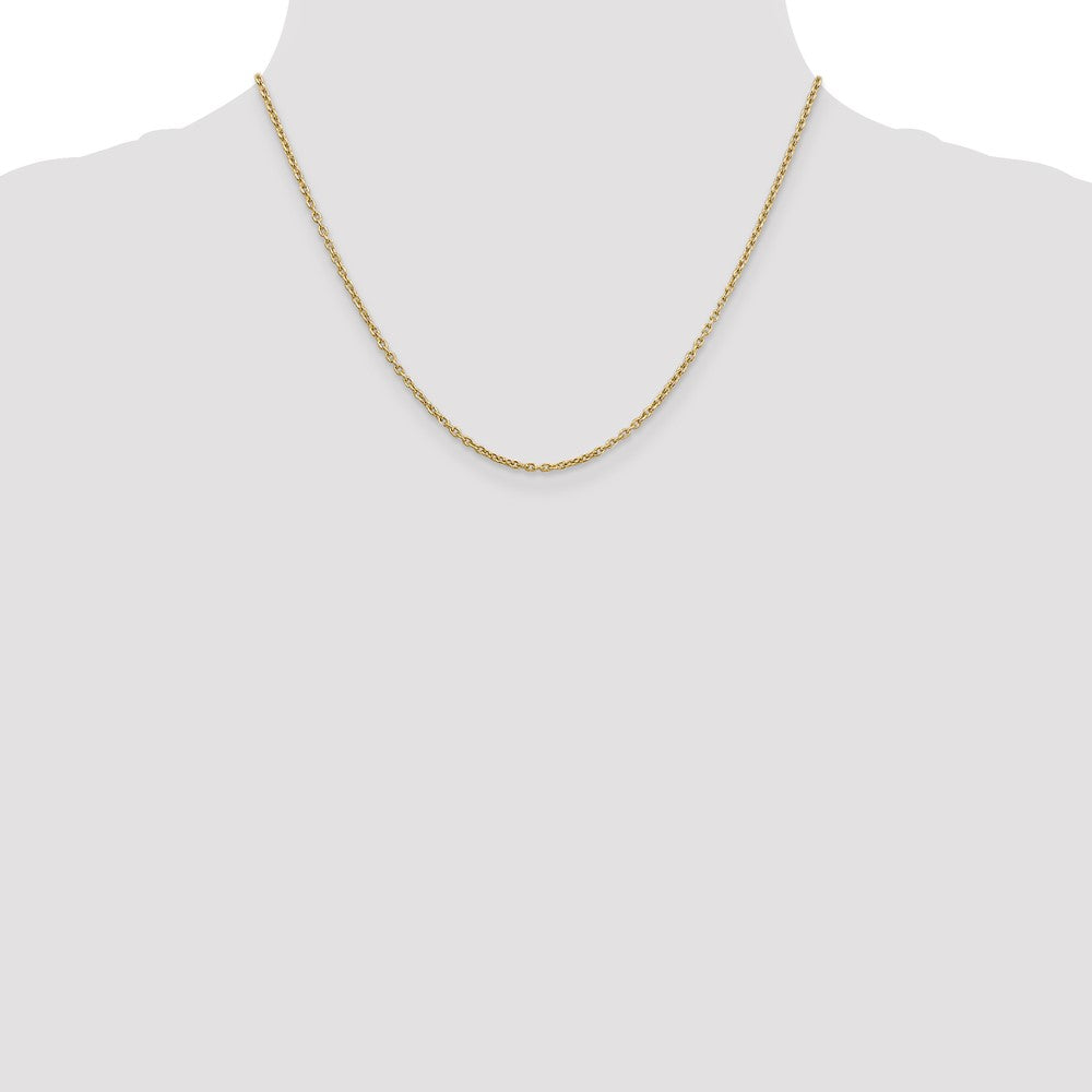Round Open Link Cable with Lobster Clasp Chain - WBC