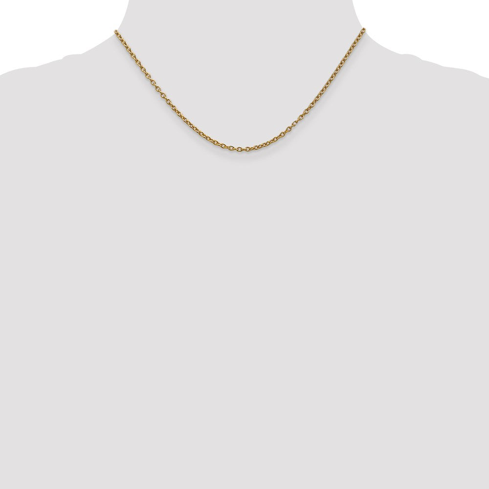 Round Open Link Cable with Lobster Clasp Chain - WBC