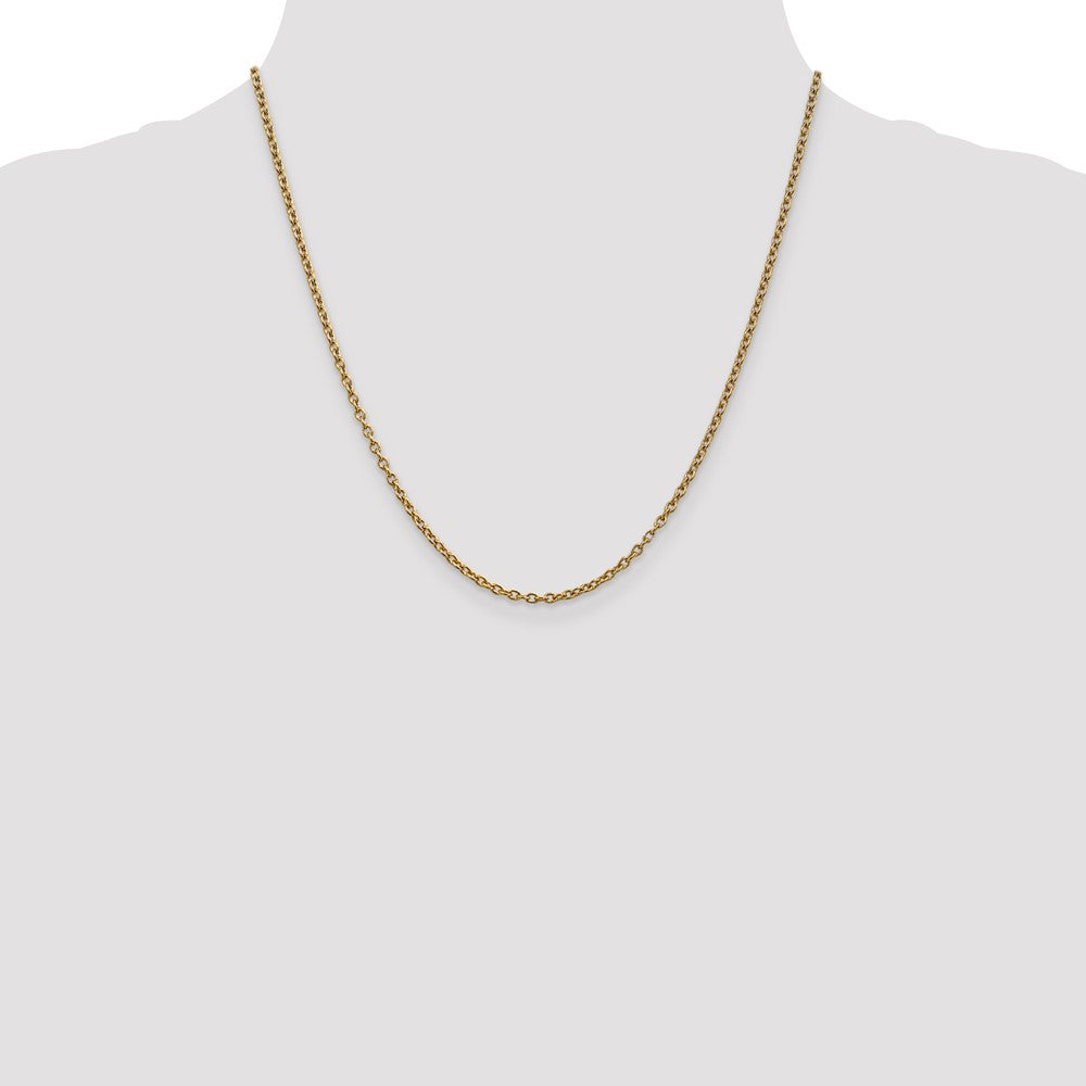 Round Open Link Cable with Lobster Clasp Chain - WBC