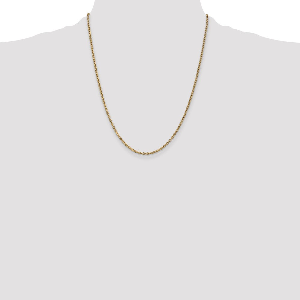 Round Open Link Cable with Lobster Clasp Chain - WBC