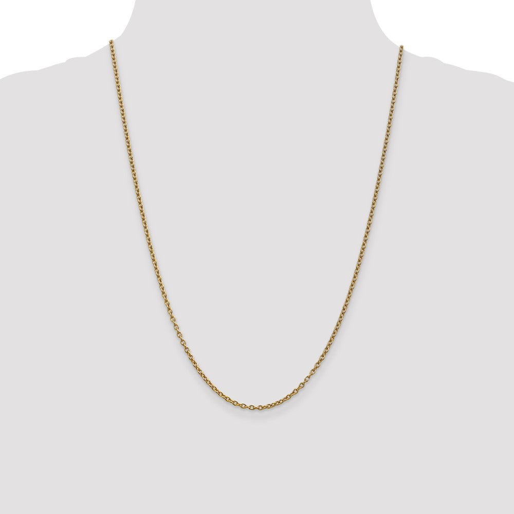 Round Open Link Cable with Lobster Clasp Chain - WBC