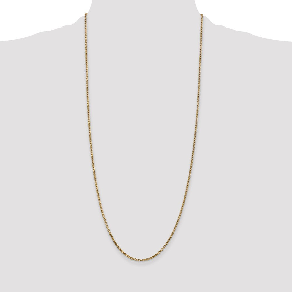 Round Open Link Cable with Lobster Clasp Chain - WBC