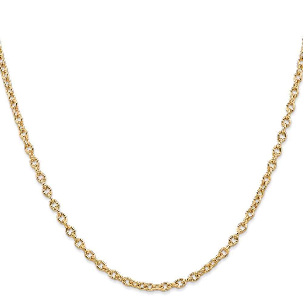 Round Open Link Cable with Lobster Clasp Chain - WBC