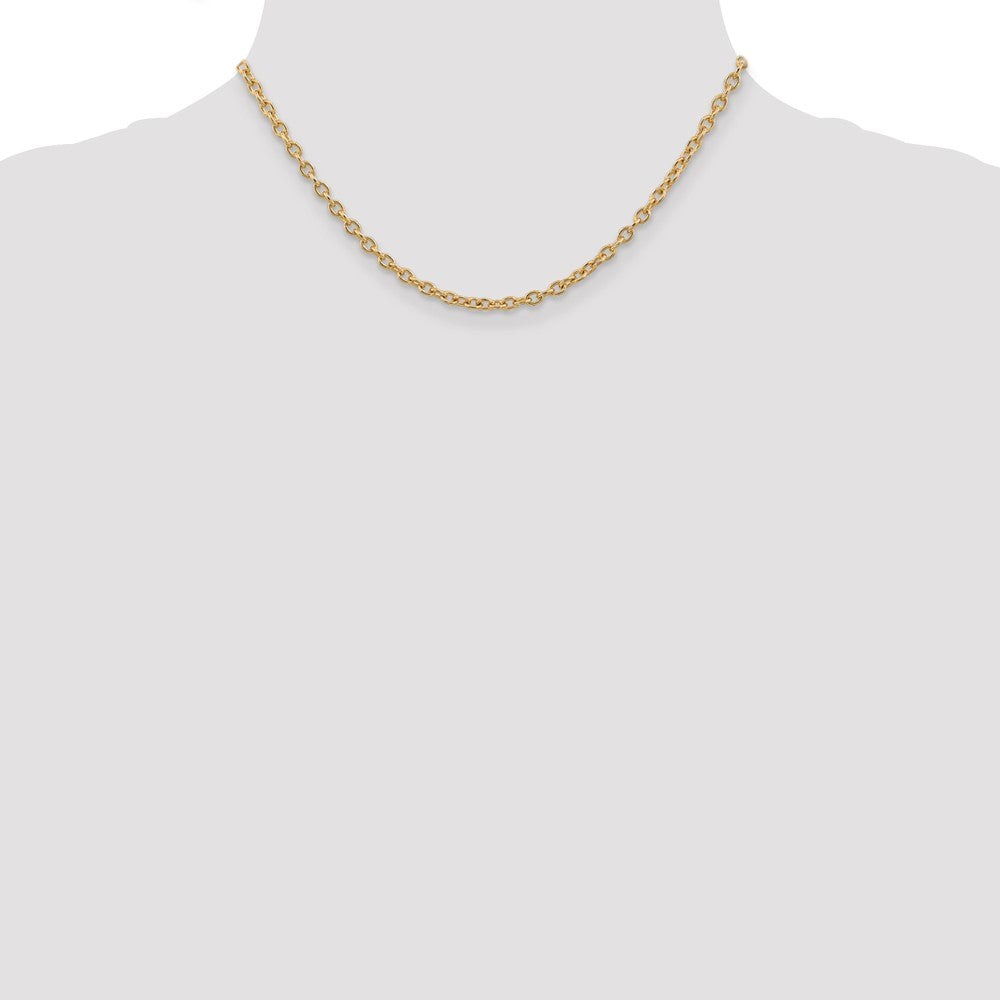 Round Open Link Cable with Lobster Clasp Chain - WBC