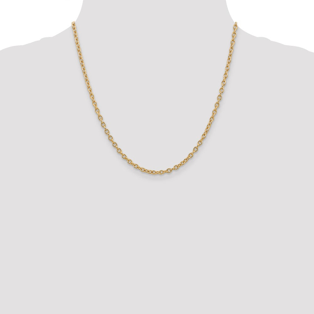 Round Open Link Cable with Lobster Clasp Chain - WBC