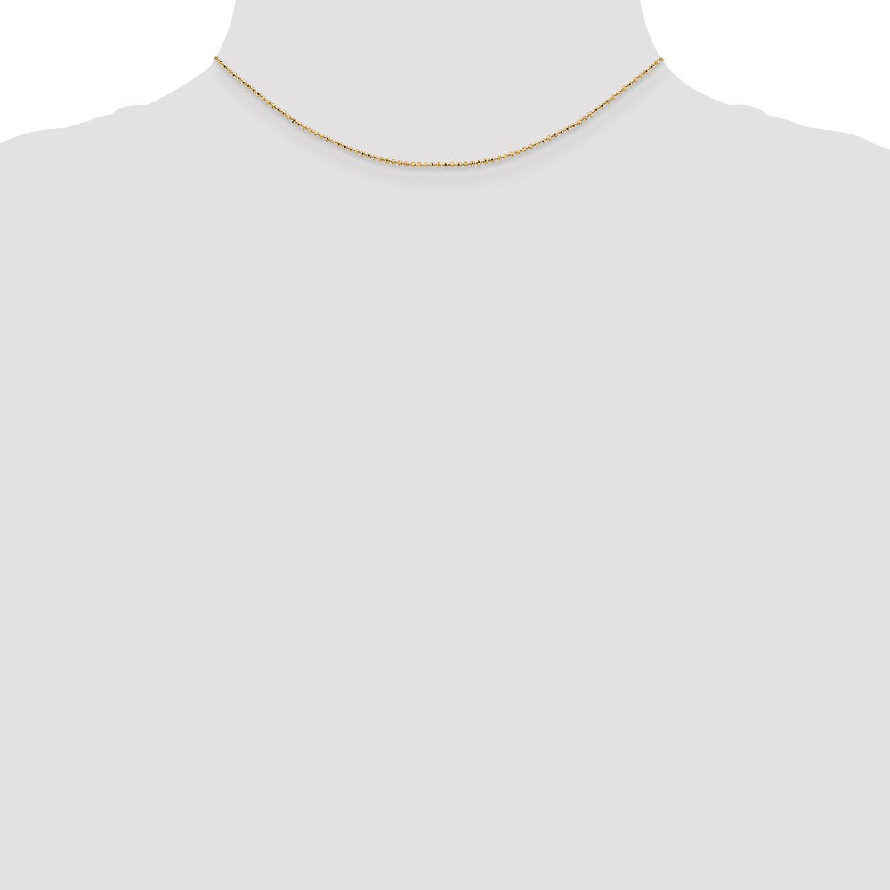 Diamond-cut Beaded with Lobter Clasp Pendant Chain - WBC