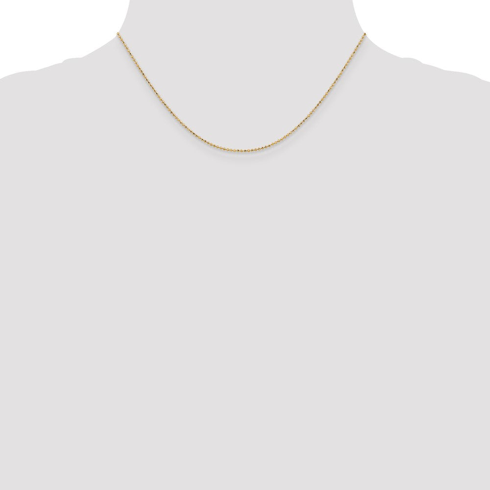 Diamond-cut Beaded with Lobter Clasp Pendant Chain - WBC