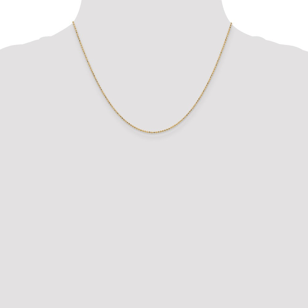 Diamond-cut Beaded with Lobter Clasp Pendant Chain - WBC