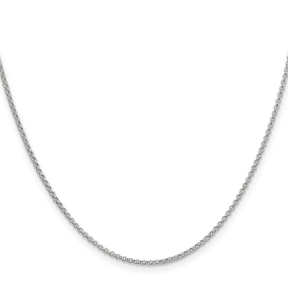 Rolo with Lobster Clasp Pendant Chain - WBC