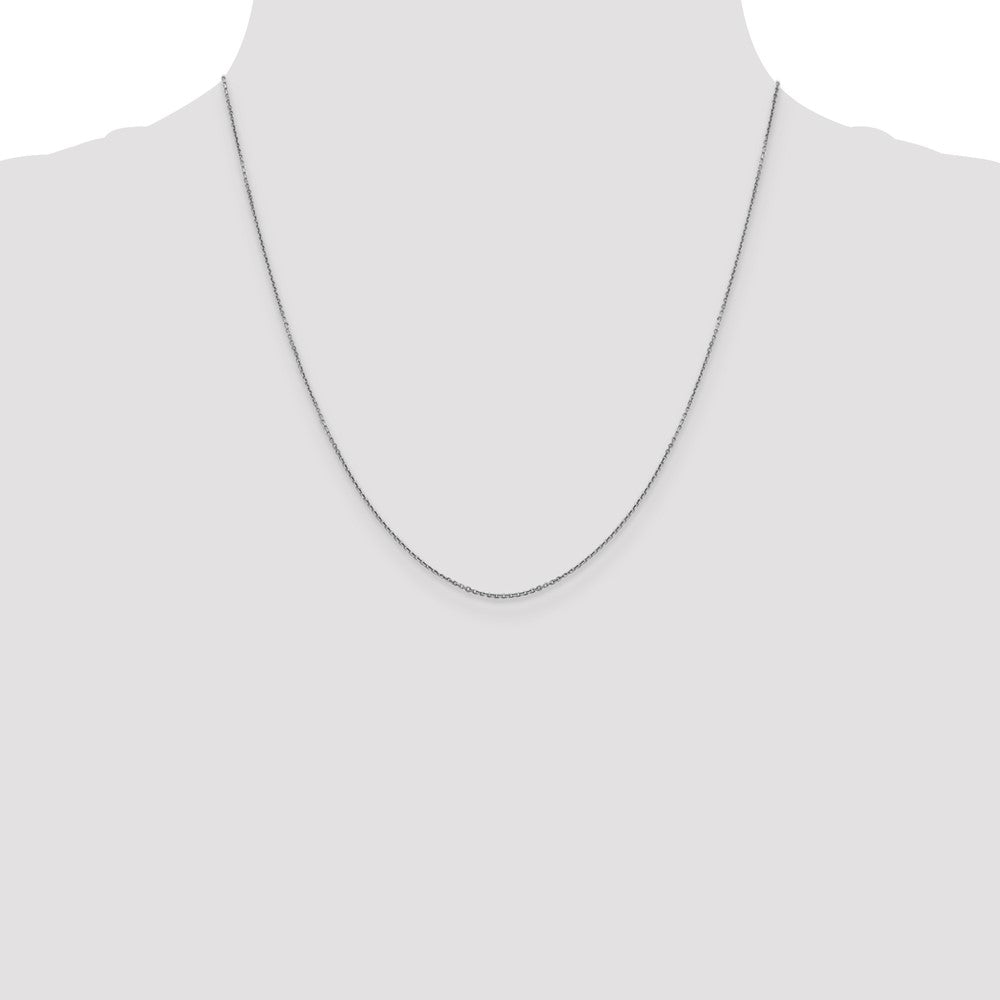 . Diamond-cut Round Open Link Cable with Lobster Clasp Chain - WBC