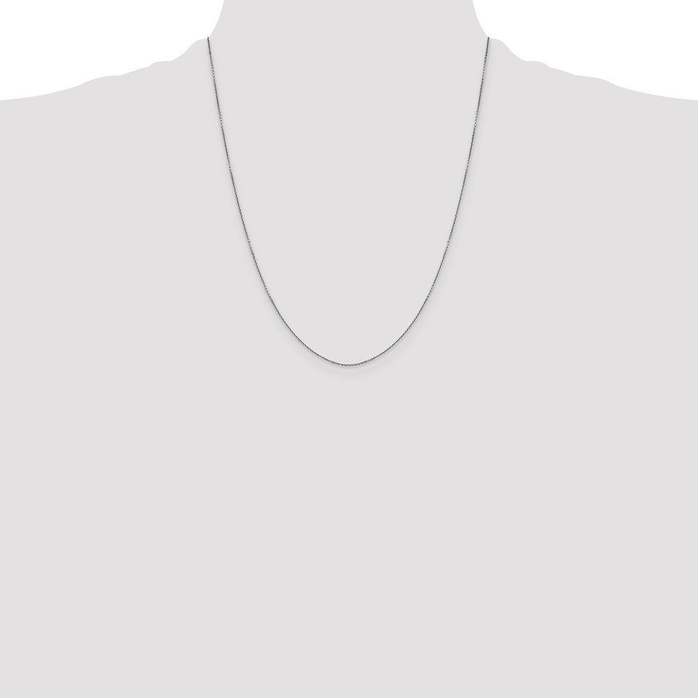 . Diamond-cut Round Open Link Cable with Lobster Clasp Chain - WBC