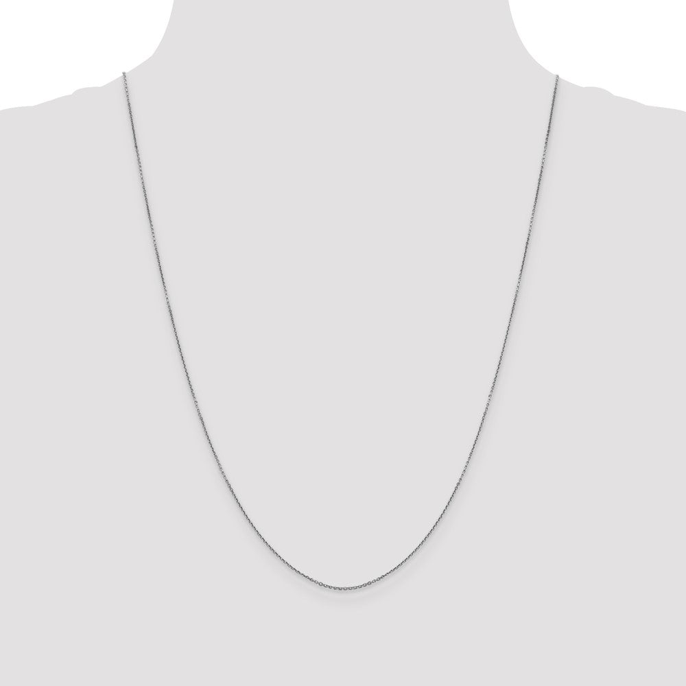 . Diamond-cut Round Open Link Cable with Lobster Clasp Chain - WBC