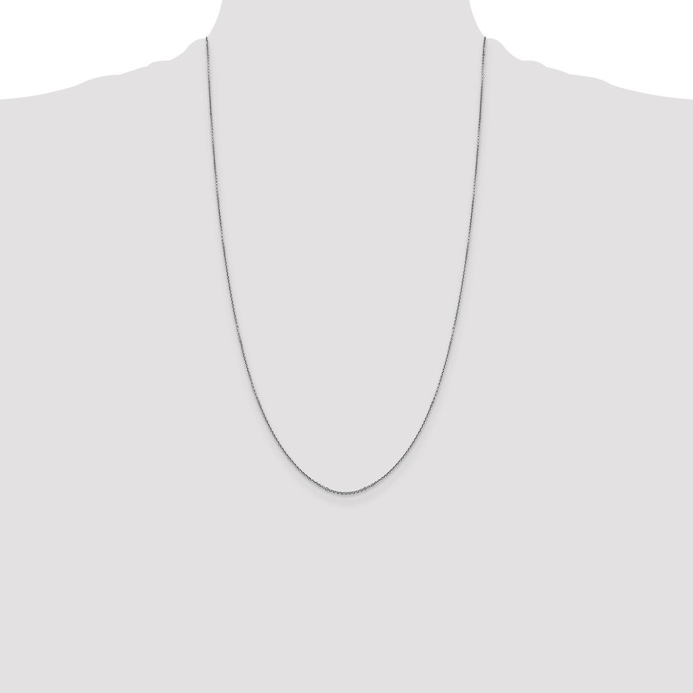 . Diamond-cut Round Open Link Cable with Lobster Clasp Chain - WBC
