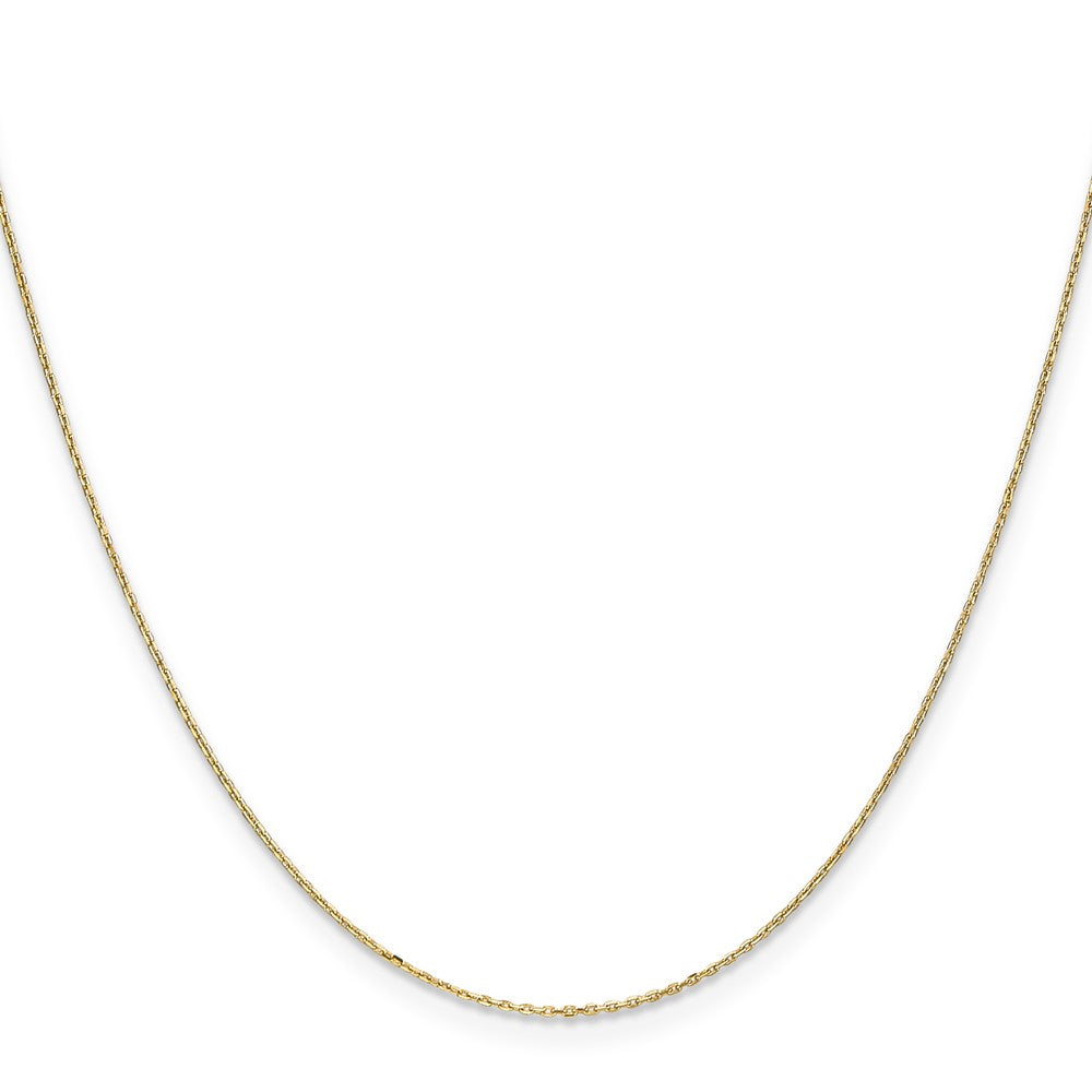 . Diamond-cut Cable with Spring Ring Clasp Chain - WBC