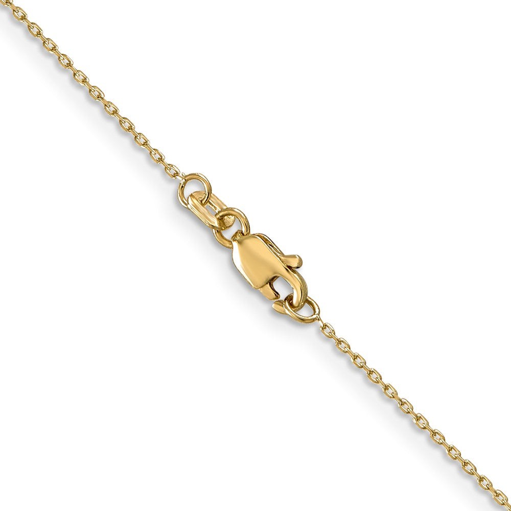 . Diamond-cut Cable with Lobster Clasp Chain - WBC