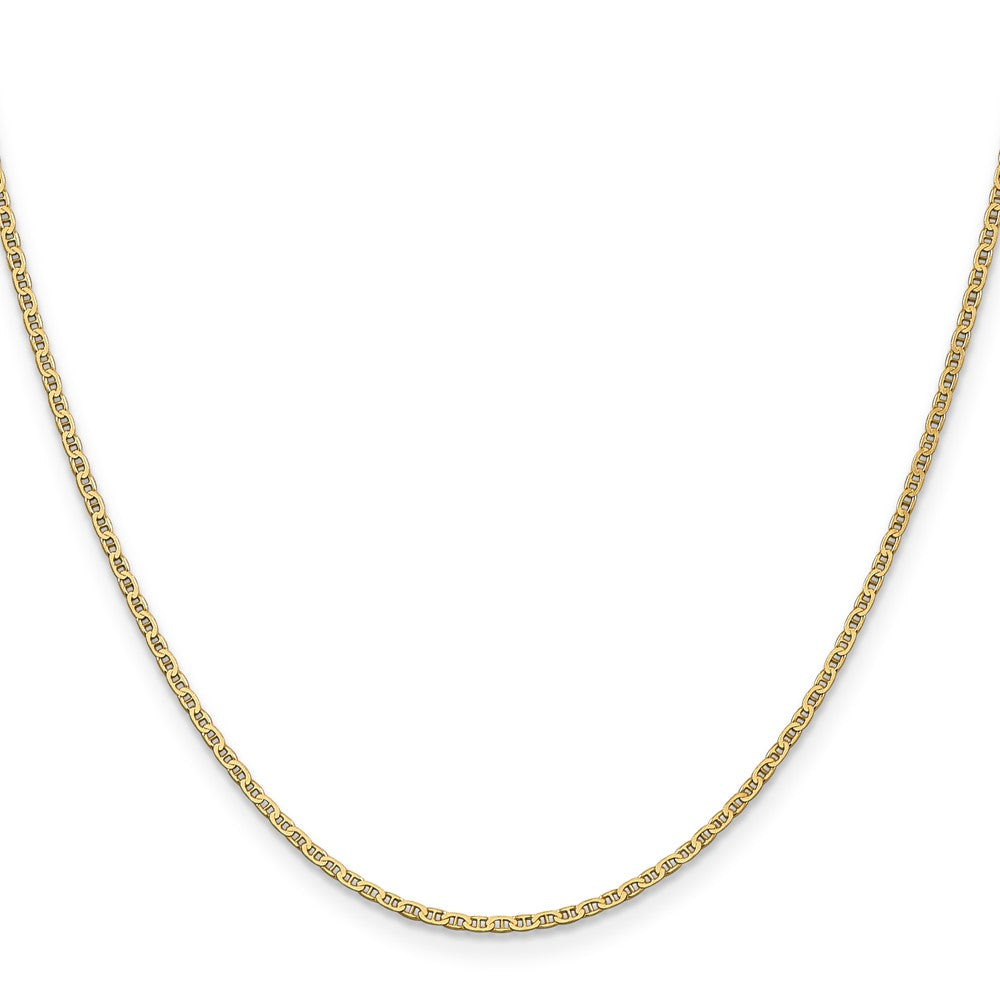 Lightweight Flat Anchor Link with Lobster Clasp Pendant Chain - WBC