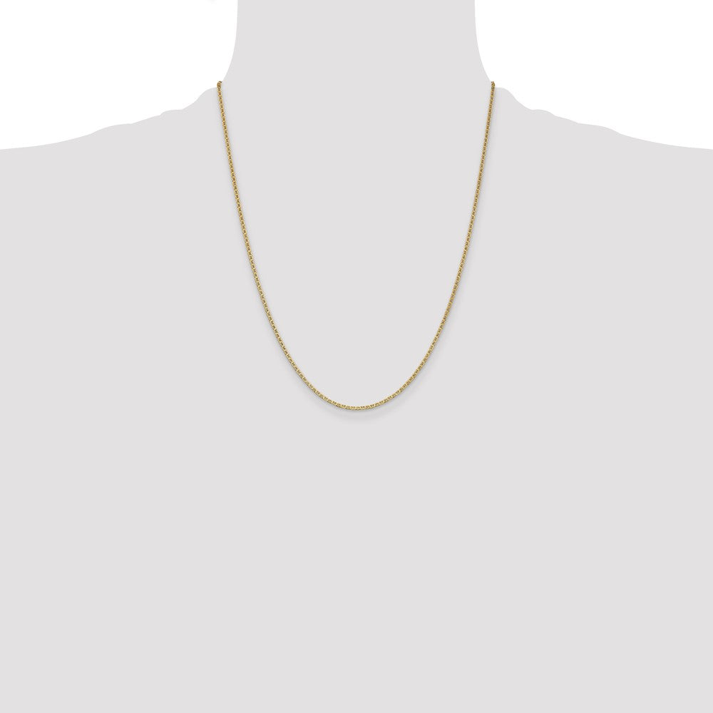 Lightweight Flat Anchor Link with Lobster Clasp Pendant Chain - WBC