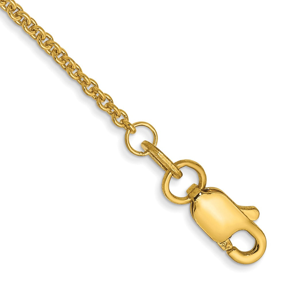 Round Open Link Cable with Lobster Clasp Anklet - WBC